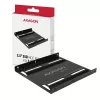 Marco de montaje Axagon RHD-125B para 1x 2,5 pulgadas en bahía de 3,5 pulgadas - Metal negro