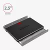 Soporte Axagon RHD-125S para 1x HDD/SSD de 2,5 pulgadas en bahía de 3,5 pulgadas, metal, gris