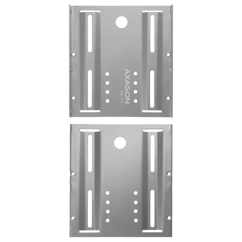Soporte Axagon RHD-125S para 1x HDD/SSD de 2,5 pulgadas en bahía de 3,5 pulgadas, metal, gris