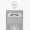 Soporte Axagon RHD-125S para 1x HDD/SSD de 2,5 pulgadas en bahía de 3,5 pulgadas, metal, gris