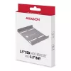 Soporte Axagon RHD-125S para 1x HDD/SSD de 2,5 pulgadas en bahía de 3,5 pulgadas, metal, gris