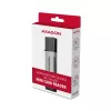 Lector de tarjetas Axagon CRE-DAC USB-C + USB-A 5 Gbps MINI 2 ranuras y LUN SD/microSD USB 3.0 Type-A/Type-C gris