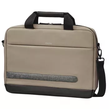 Hama Terra 00217234 bolso para portátil 33,8 cm (13,3 pulgadas), asa de transporte, correa para el hombro, poliéster reciclado, beige