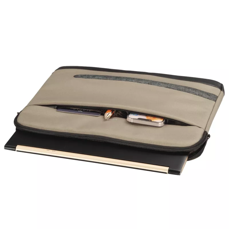 Hama Terra 00217237 funda para portátil 39,6 cm (15,6 pulgadas), poliéster reciclado, beige