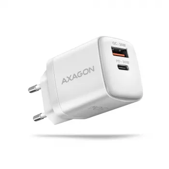 Cargador Axagon ACU-PQ30W QC3.0 30W USB-C blanco