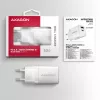 Cargador Axagon ACU-PQ30W QC3.0 30W USB-C blanco