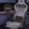 Silla gaming universal Corsair T3 RUSH 2023 asiento acolchado gris antracita
