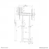 Soporte de suelo para TV Neomounts WL55-875BL1 55-100