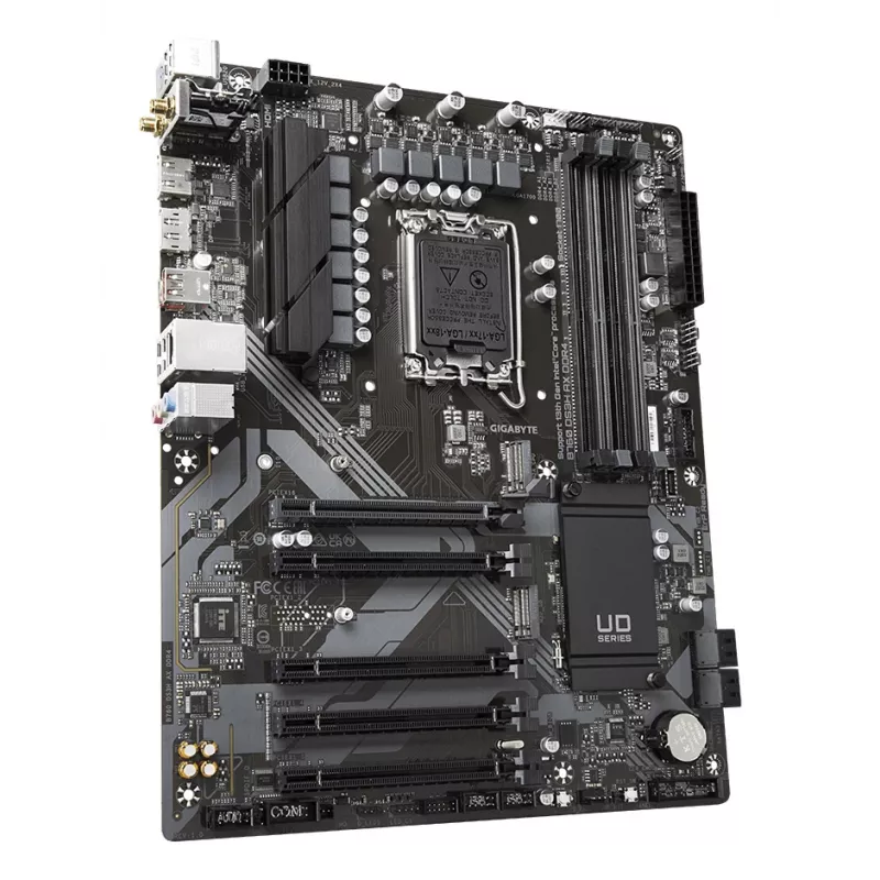 Placa base GIGABYTE B760 DS3H AX DDR4 - Compatible con Intel Core 14.ª gen, VRM digital 8+2+1 fases, hasta 5333MHz DDR4 (OC), 2xPCIe 4.0 M.2, Wi-Fi 6E, GbE LAN, USB 3.2 Gen 2