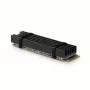 Disipador pasivo de aluminio Axagon CLR-M2L10 para todas las SSD M.2, tamaño 2280, 10 mm de alto.