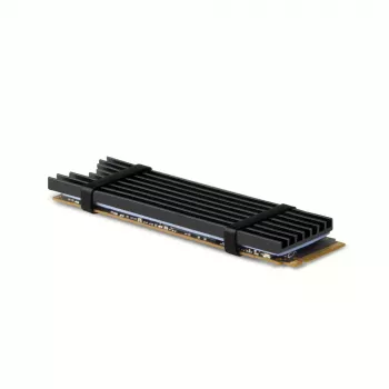 Disipador pasivo de aluminio Axagon CLR-M2L3 para todas las SSD M.2, tamaño 2280, altura 3 mm