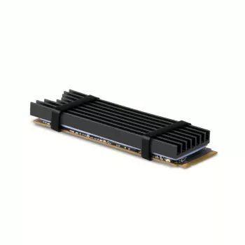 Disipador pasivo de aluminio Axagon CLR-M2L6 para todas las SSD M.2, tamaño 2280, alto 6 mm