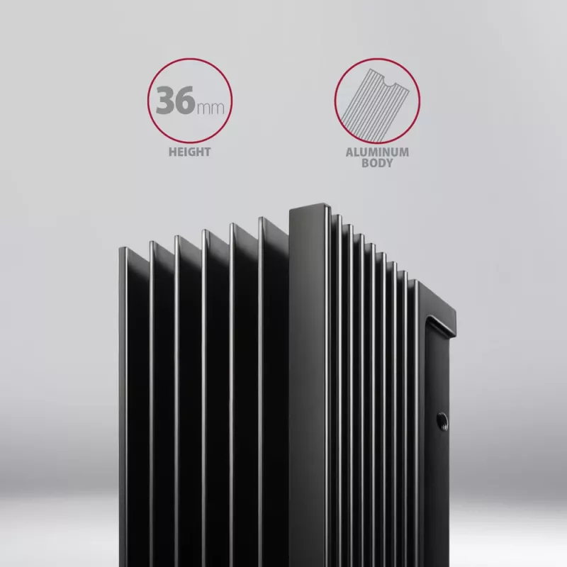 Disipador pasivo de aluminio Axagon CLR-M2XL para unidades SSD M.2 de una y dos caras, tamaño 2280, altura 36 mm