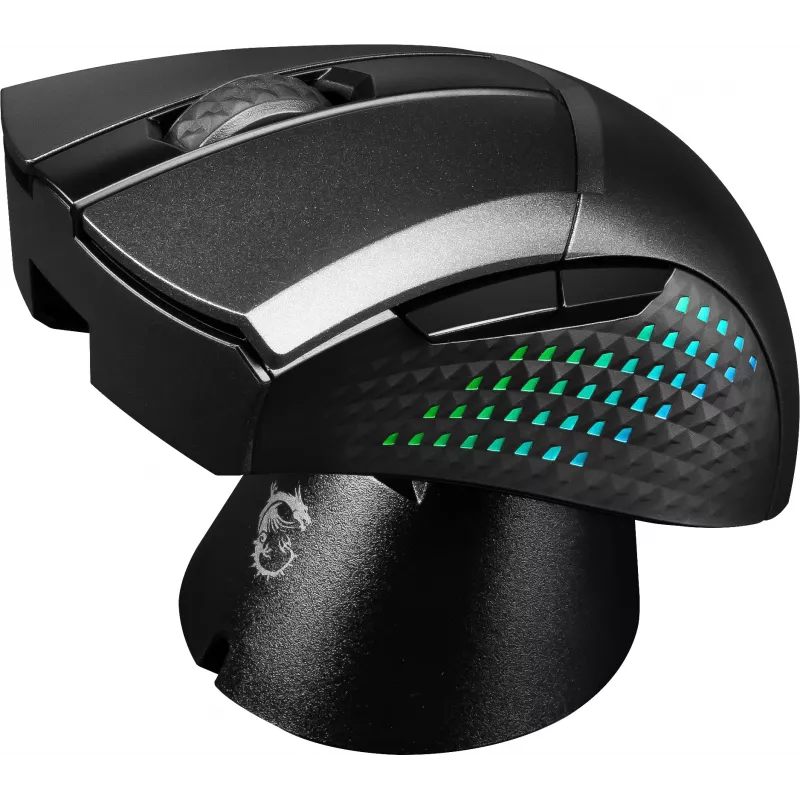 Ratón gaming MSI CLUTCH GM51 LIGHTWEIGHT WIRELESS diestro RF + Bluetooth + USB Type-C óptico 26000 DPI