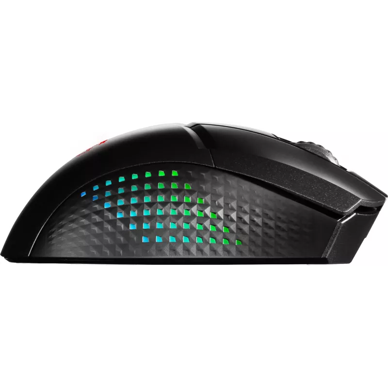 Ratón gaming MSI CLUTCH GM51 LIGHTWEIGHT WIRELESS diestro RF + Bluetooth + USB Type-C óptico 26000 DPI