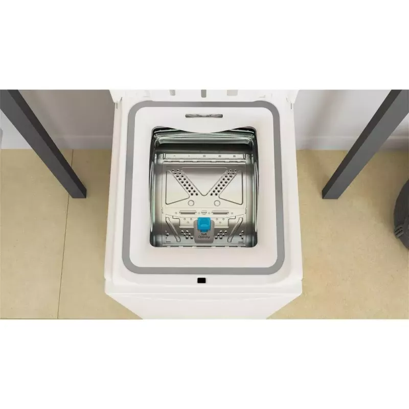 Whirlpool NTDLR 7220SS PL/N lavadora de carga superior de libre instalación, 7 kg, 1200 rpm, clase energética E