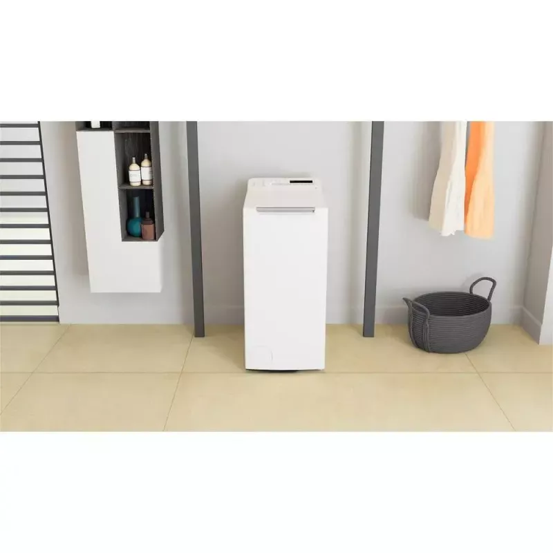 Whirlpool NTDLR 7220SS PL/N lavadora de carga superior de libre instalación, 7 kg, 1200 rpm, clase energética E