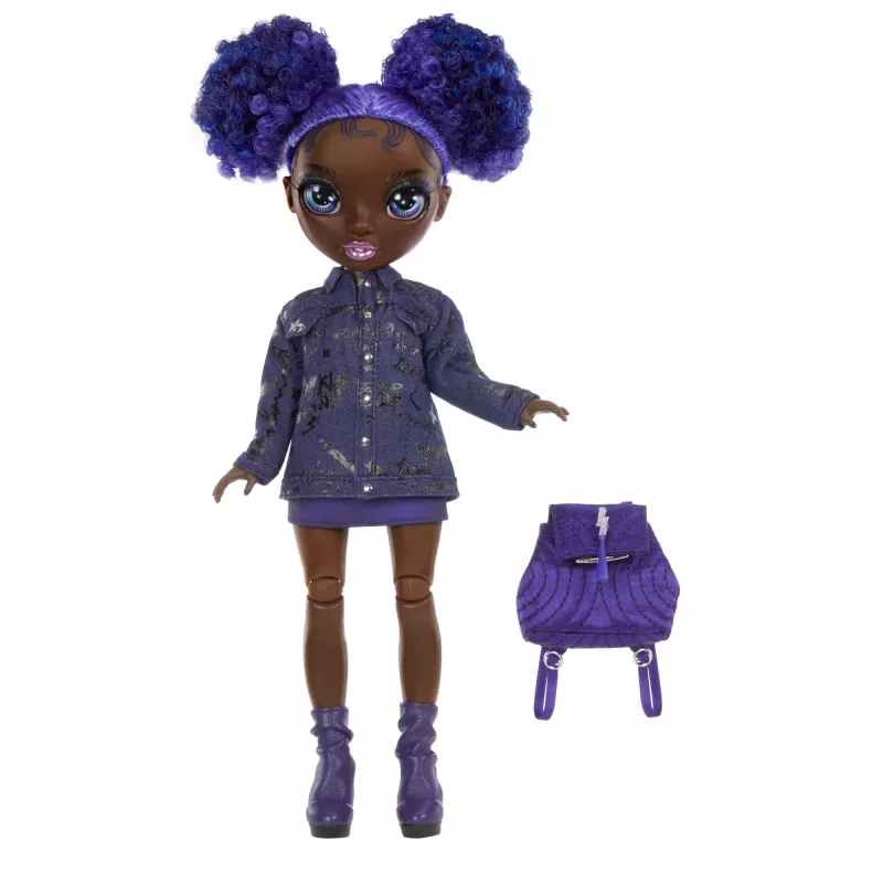 Rainbow High Junior High Muñeca Series 2- Krystal, muñeca de moda, femenino, 6 años, Niño/Niña, 230 mm, Multicolor