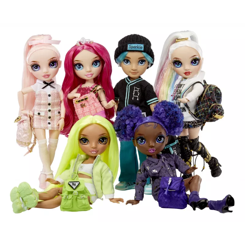 Rainbow High Junior High Muñeca Series 2- Krystal, muñeca de moda, femenino, 6 años, Niño/Niña, 230 mm, Multicolor