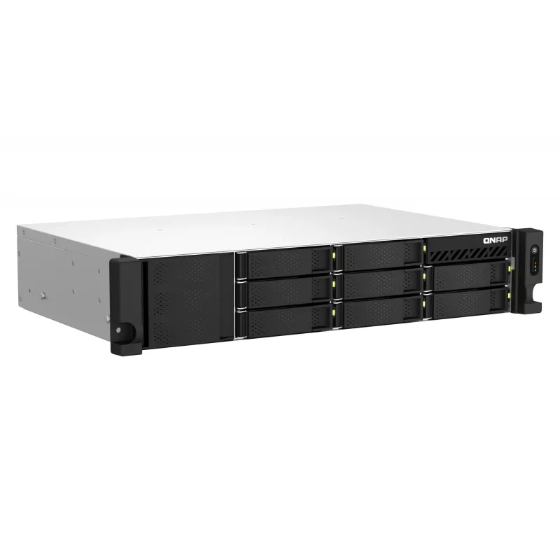 QNAP TS-864EU-8G Servidor NAS/Almacenamiento Rack (2U) Intel® Celeron® 8 GB DDR4 0 TB QNAP Turbo System Negro