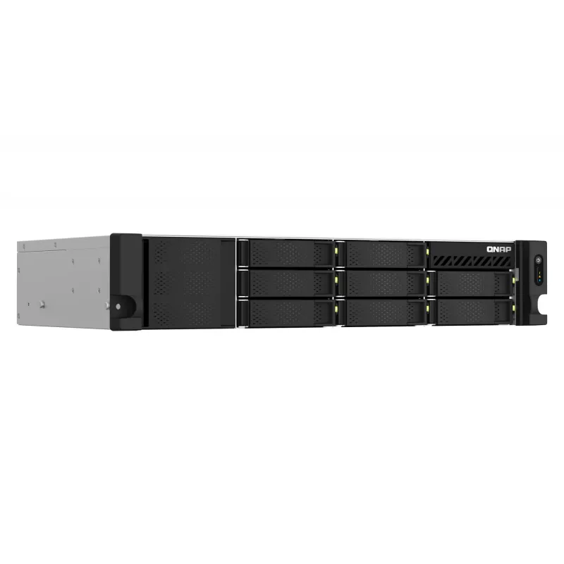 QNAP TS-864EU-8G Servidor NAS/Almacenamiento Rack (2U) Intel® Celeron® 8 GB DDR4 0 TB QNAP Turbo System Negro