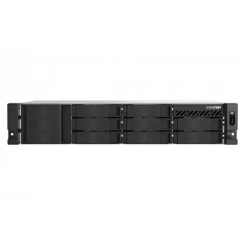 QNAP TS-855EU-RP Servidor NAS Rack (2U) Intel Atom® C5125 8 GB DDR4 0 TB QuTS hero Black