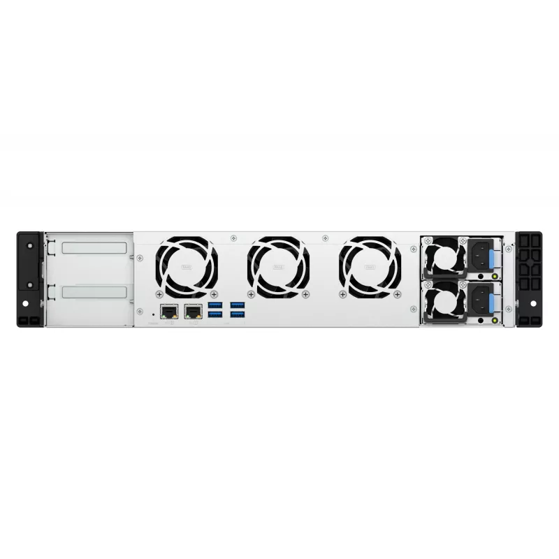 QNAP TS-855EU-RP Servidor NAS Rack (2U) Intel Atom® C5125 8 GB DDR4 0 TB QuTS hero Black