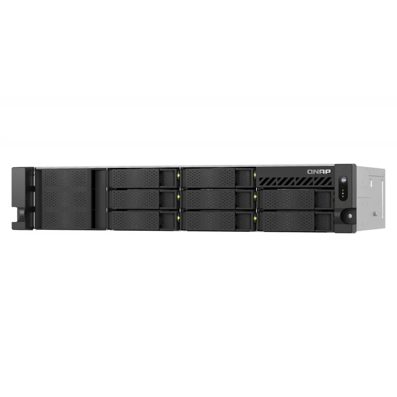 QNAP TS-855EU-RP Servidor NAS Rack (2U) Intel Atom® C5125 8 GB DDR4 0 TB QuTS hero Black