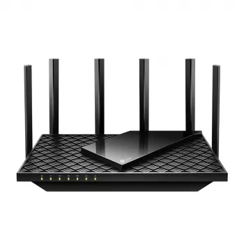 Router TP-Link Archer AX5400 Multi-Gigabit WiFi 6, Wi-Fi 6 (802.11ax), Doble banda (2,4 GHz / 5 GHz), Ethernet LAN, Negro, Router de sobremesa/varilla