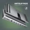 Docking station Axagon HMC-4KX3 Hub USB-C 5Gbps, 3x USB-A, 2x HDMI, DP, RJ-45, SD/microSD, Audio, PD 100W, Cable 40cm
