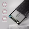 Carcasa HDD/SSD Axagon EE25-GTR USB-C 3.2 Gen 2 Negra 2,5 pulgadas
