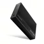 Axagon EE35-GTR USB-C 5Gbps - SATA 6G, 3.5 RIBBED box BLACK - Carcasa HDD USB Type-C 3,5 pulgadas