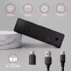 Axagon EE35-GTR USB-C 5Gbps - SATA 6G, 3.5 RIBBED box BLACK - Carcasa HDD USB Type-C 3,5 pulgadas