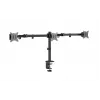 Gembird MA-D3-01 soporte de escritorio ajustable para 3 monitores, 17–27 pulgadas, hasta 7 kg