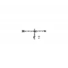 Gembird MA-D3-01 soporte de escritorio ajustable para 3 monitores, 17–27 pulgadas, hasta 7 kg
