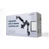 Soporte de sobremesa ajustable GEMBIRD para 2 monitores, 17–32 pulgadas