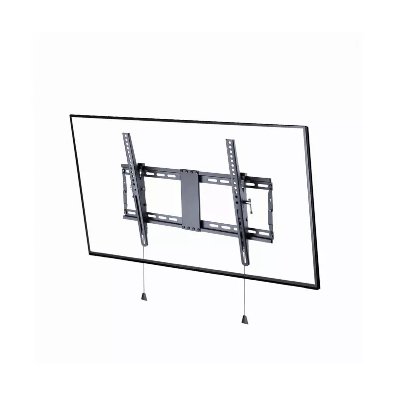 Soporte de pared para TV GEMBIRD WM-80T-01 para pantallas de 37–80 pulgadas, acero, inclinable -12°/+3°, VESA 200x200–600x400, 70 kg