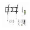 Soporte de pared para TV GEMBIRD WM-80T-01 para pantallas de 37–80 pulgadas, acero, inclinable -12°/+3°, VESA 200x200–600x400, 70 kg