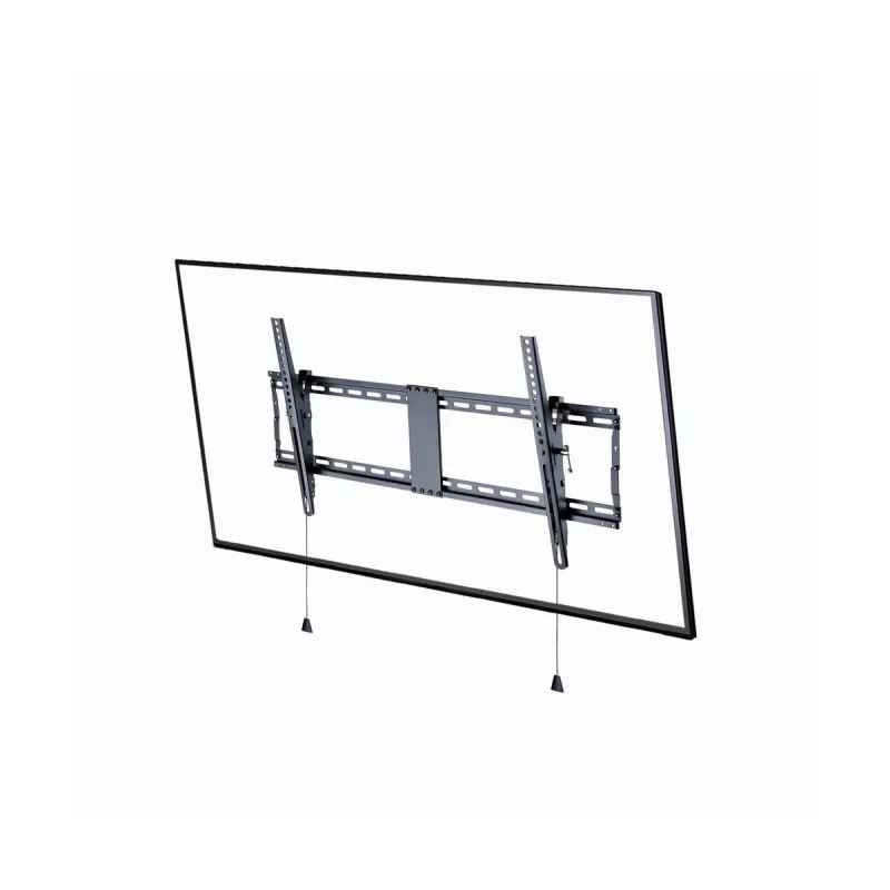 Soporte de pared para TV Gembird WM-90T-01 para pantallas de 43–90 pulgadas, VESA 200x200–800x400, inclinación -12°–3°, capacidad de carga 70 kg, negro
