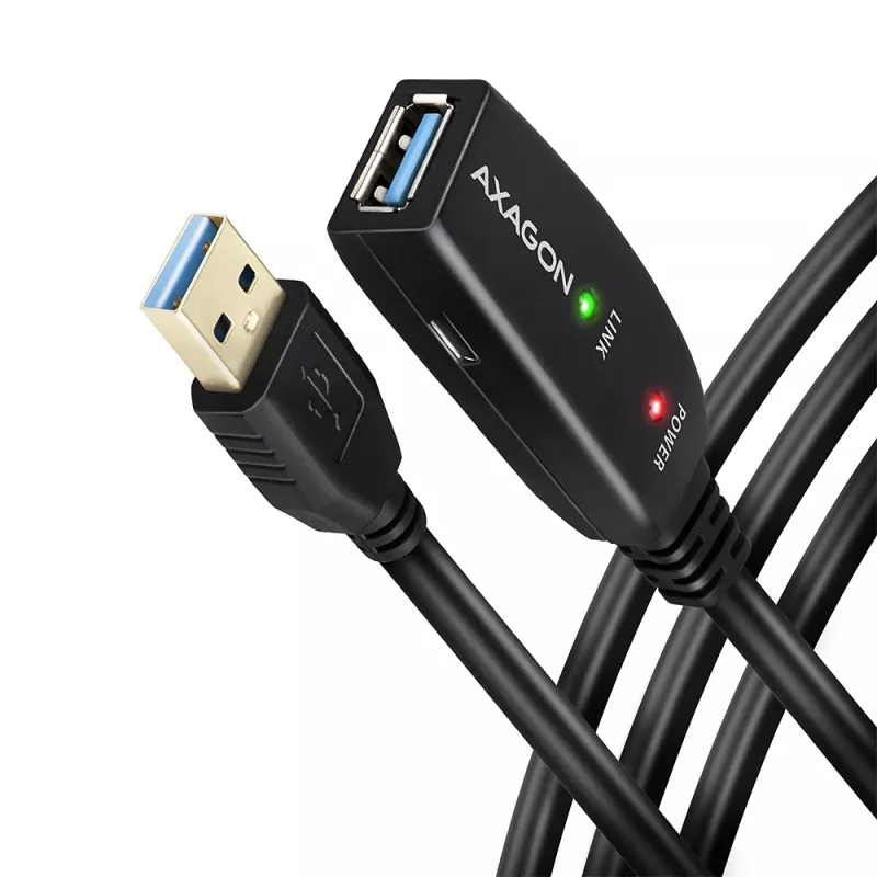 Axagon ADR-305 Cable USB 3.2 Gen 1 A-M -> A-F activo de prolongación/repetidor 5 m