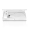 AXAGON ADSA-1S adaptador USB 2.0 para SSD/HDD SATA de 2,5 pulgadas con carcasa, 480 Mbit/s, blanco