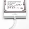 AXAGON ADSA-1S adaptador USB 2.0 para SSD/HDD SATA de 2,5 pulgadas con carcasa, 480 Mbit/s, blanco