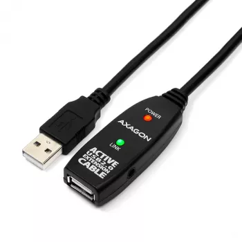 Axagon ADR-210 Cable USB 2.0 A-M -> A-F activo de prolongación/repetidor 10 m