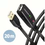 Axagon ADR-220 Cable USB 2.0 A-M -> A-F activo de prolongación/repetidor 20 m