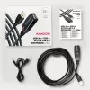 Axagon ADR-220 Cable USB 2.0 A-M -> A-F activo de prolongación/repetidor 20 m