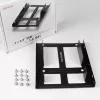 Axagon RHD-225 METAL Soporte para 2x HDD/SSD de 2,5 pulgadas en bahía de 3,5 pulgadas, soporte para ventilador