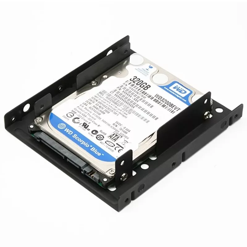 Axagon RHD-225 METAL Soporte para 2x HDD/SSD de 2,5 pulgadas en bahía de 3,5 pulgadas, soporte para ventilador
