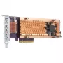 QNAP QM2-4P-384 Tarjetas adaptadoras/interfaces Interna PCIe