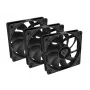 GENESIS Oxal 120 Ventilador para caja de ordenador 12 cm Negro 3 uds.