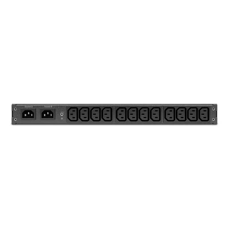 APC Netshelter Rack Unidad de conmutación automática, 1U, 10A, 230V, C14 IN, 12 C13 OUT, 50/60Hz